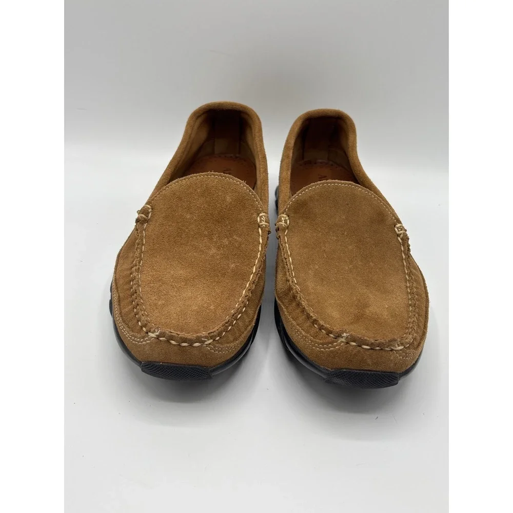 Allen Edmonds Boulder Brown Suede Loafers Men's Size 7